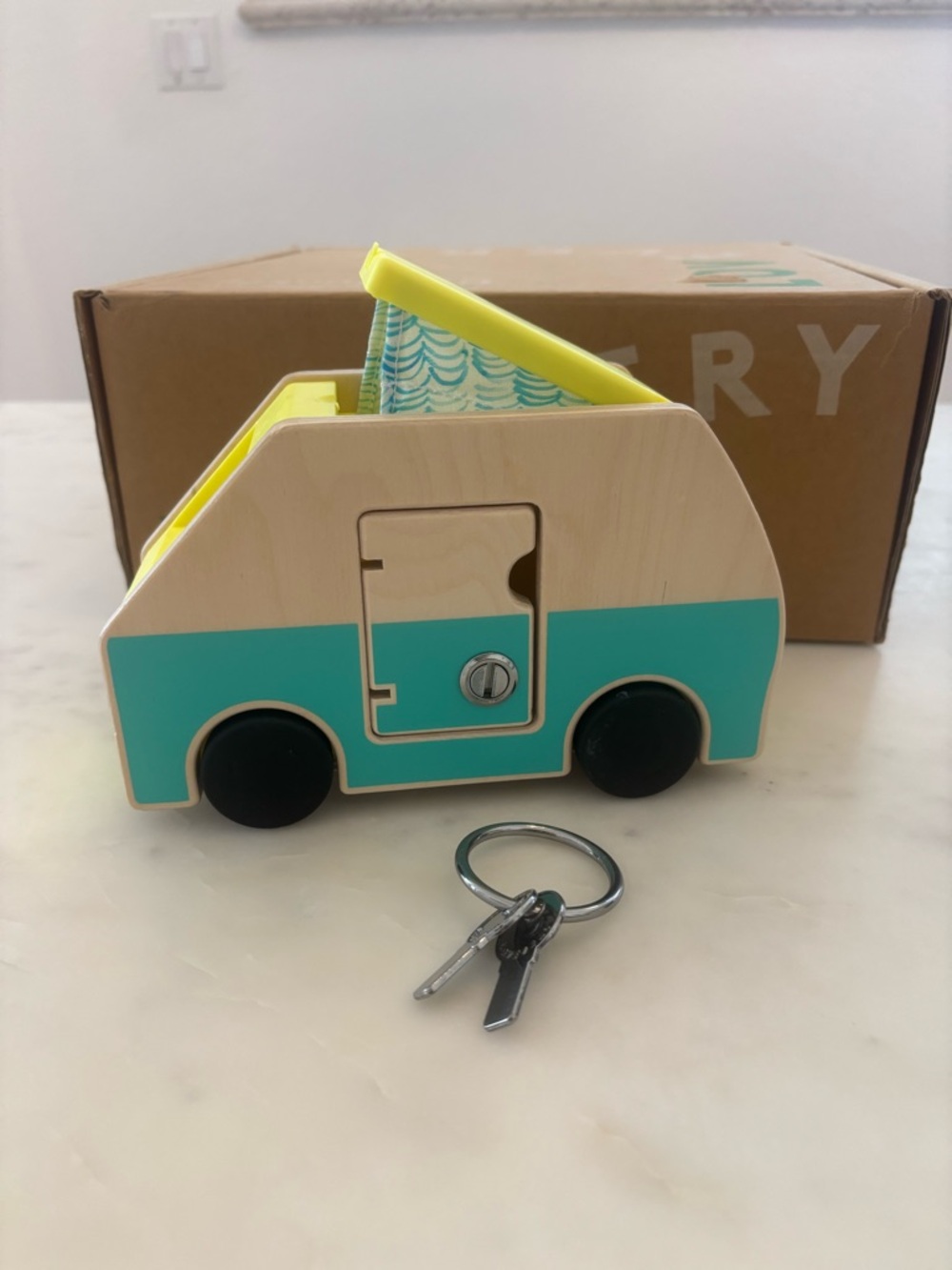 Lovevery Wooden Camper Van with Keys - Picture 5 of 5